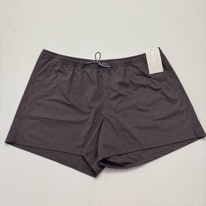 Athleta Women’s Black Gray Marin 5” Board Shorts Size 2X New with Tags